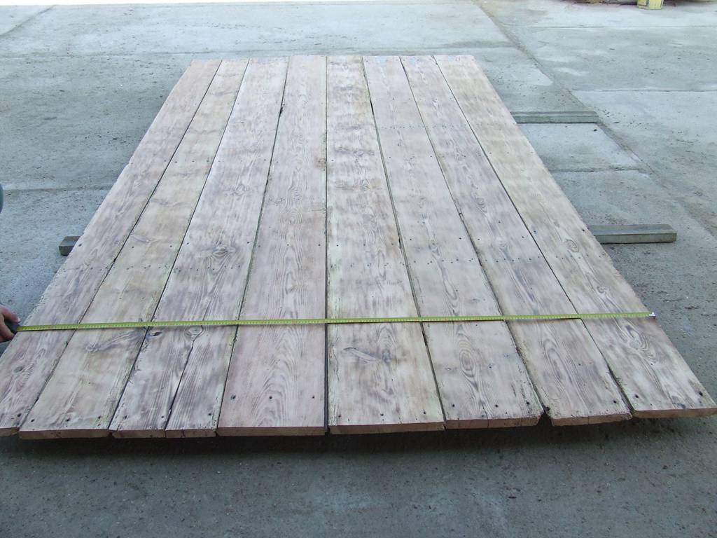 Old pine floorboards